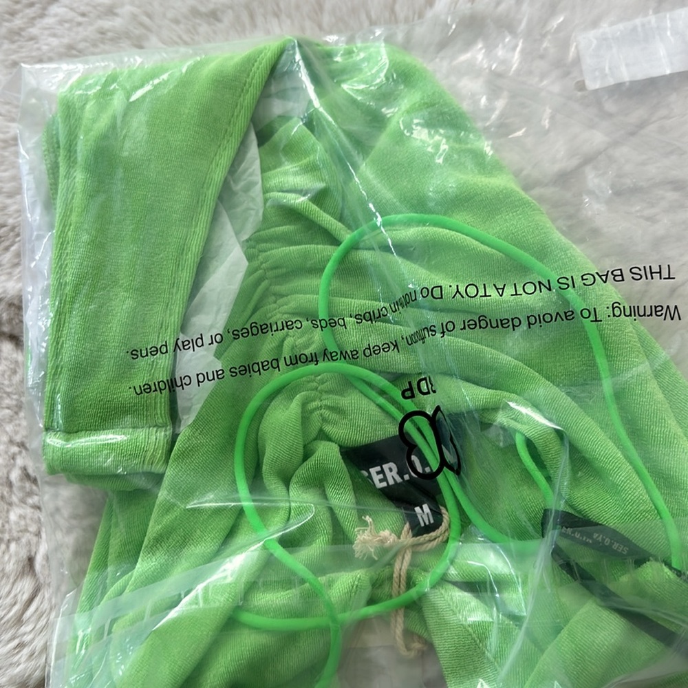 Ser.O.Ya Coral Bodysuit Lime Size M - Picture 10 of 10